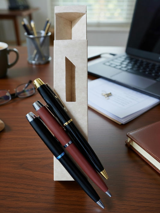 Custom Pen with Fine Engraving + Premium Card Box