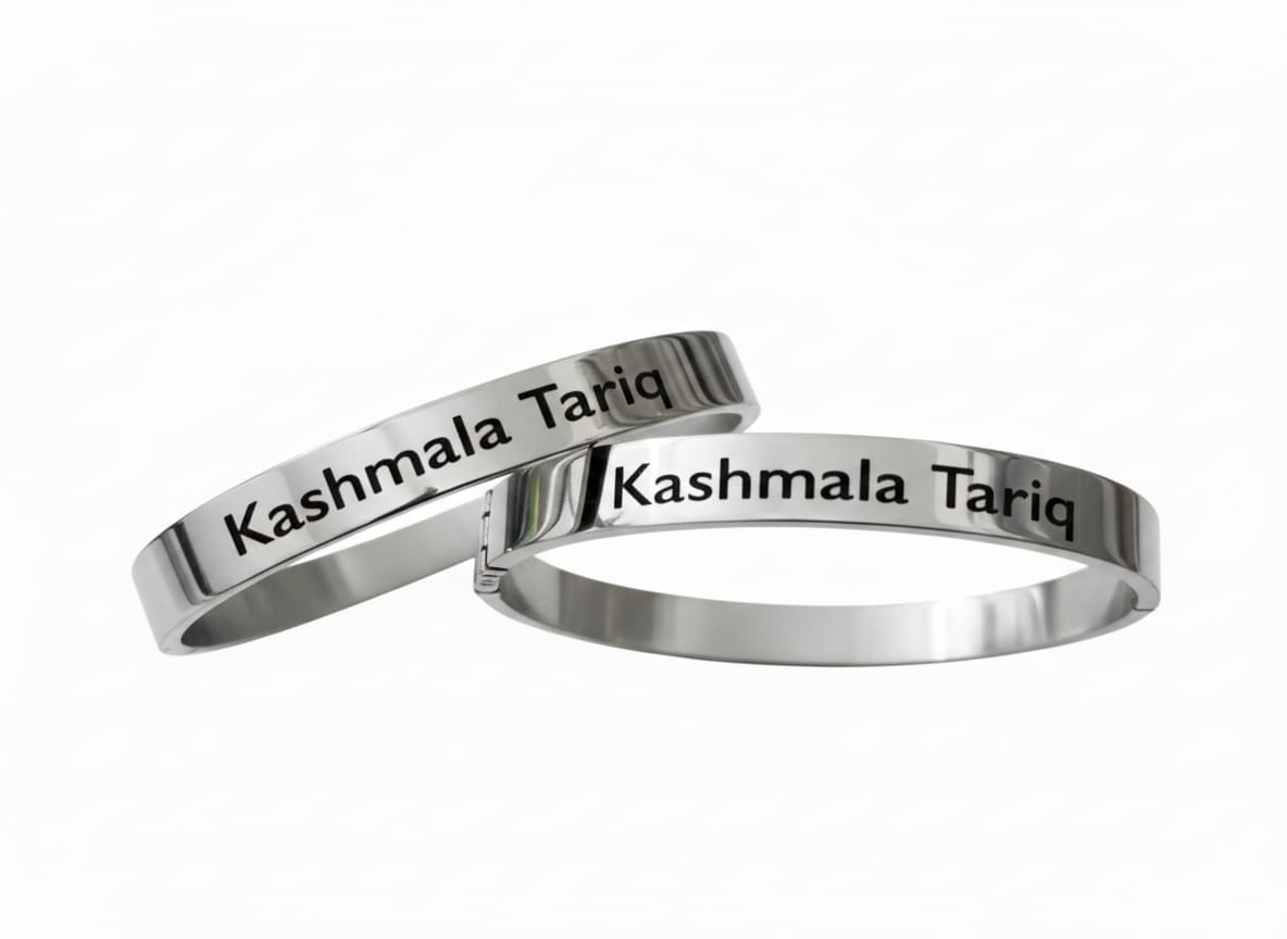 Custom Engraved Name Bracelet – Premium Stainless Steel