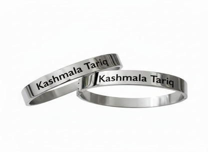Custom Engraved Name Bracelet – Premium Stainless Steel