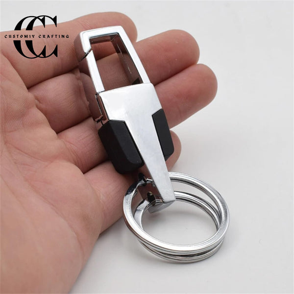 Custom Name Double-Ring Keychains