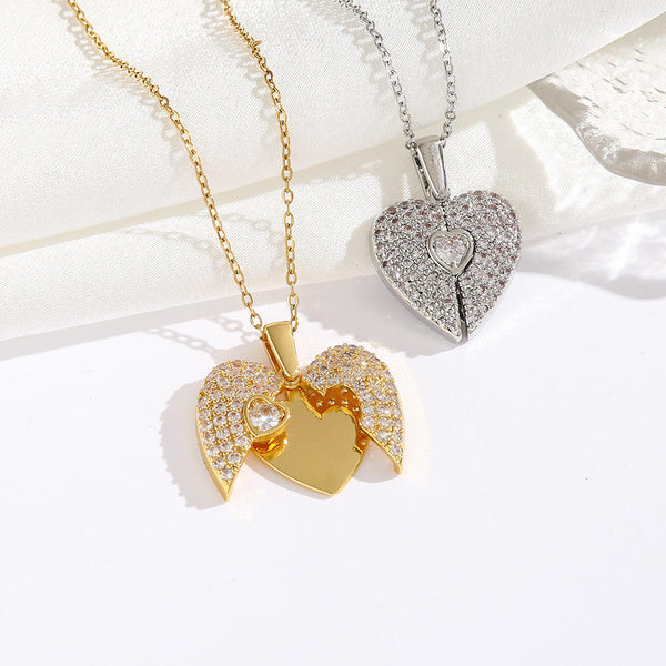 Custom Engraved Heart Necklace