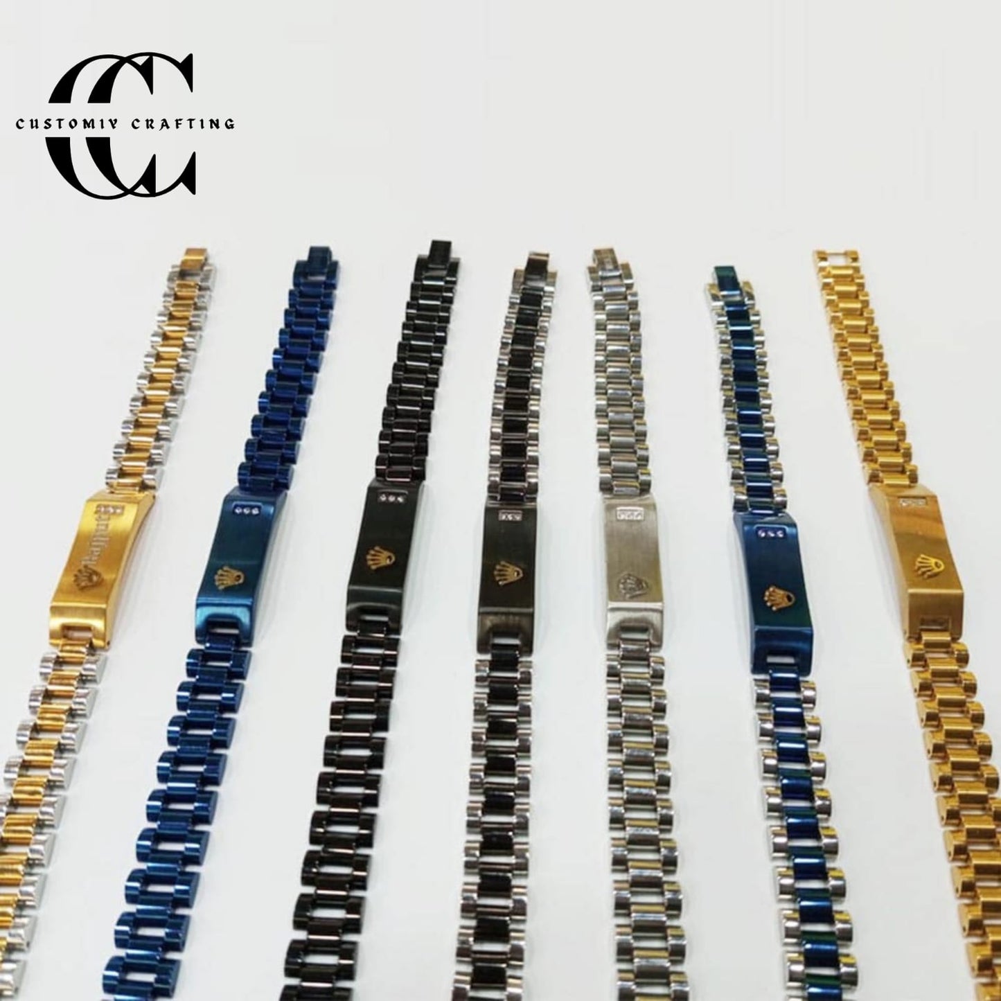 Engraved Name Bracelets (Rolex)