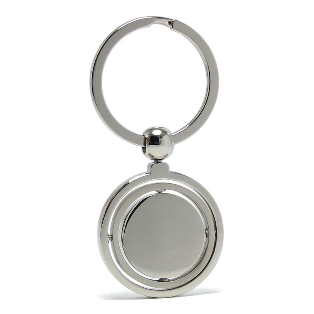 Custom 360° Round Keychain – Fine Name Engraving