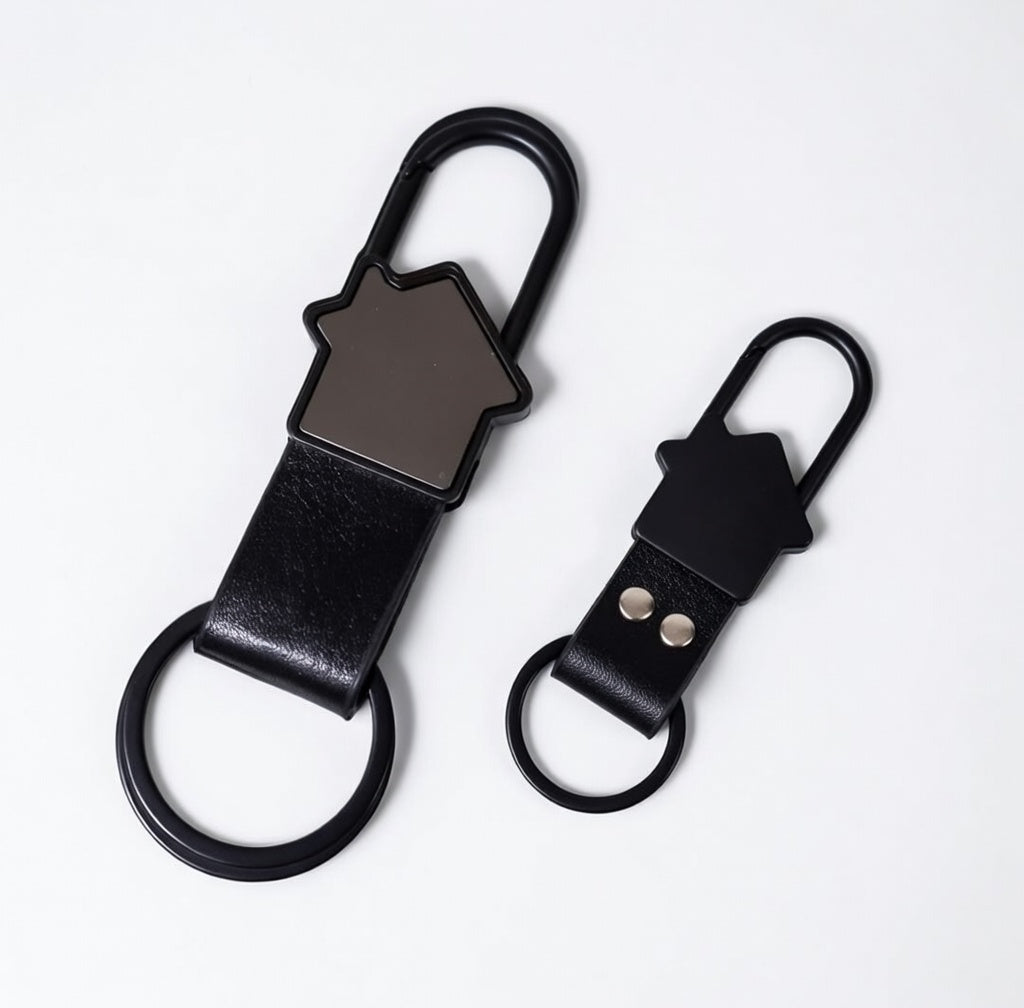 Custom Home Shape Keychain – Premium Quality Name Engraving