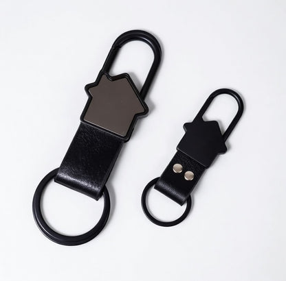 Custom Home Shape Keychain – Premium Quality Name Engraving
