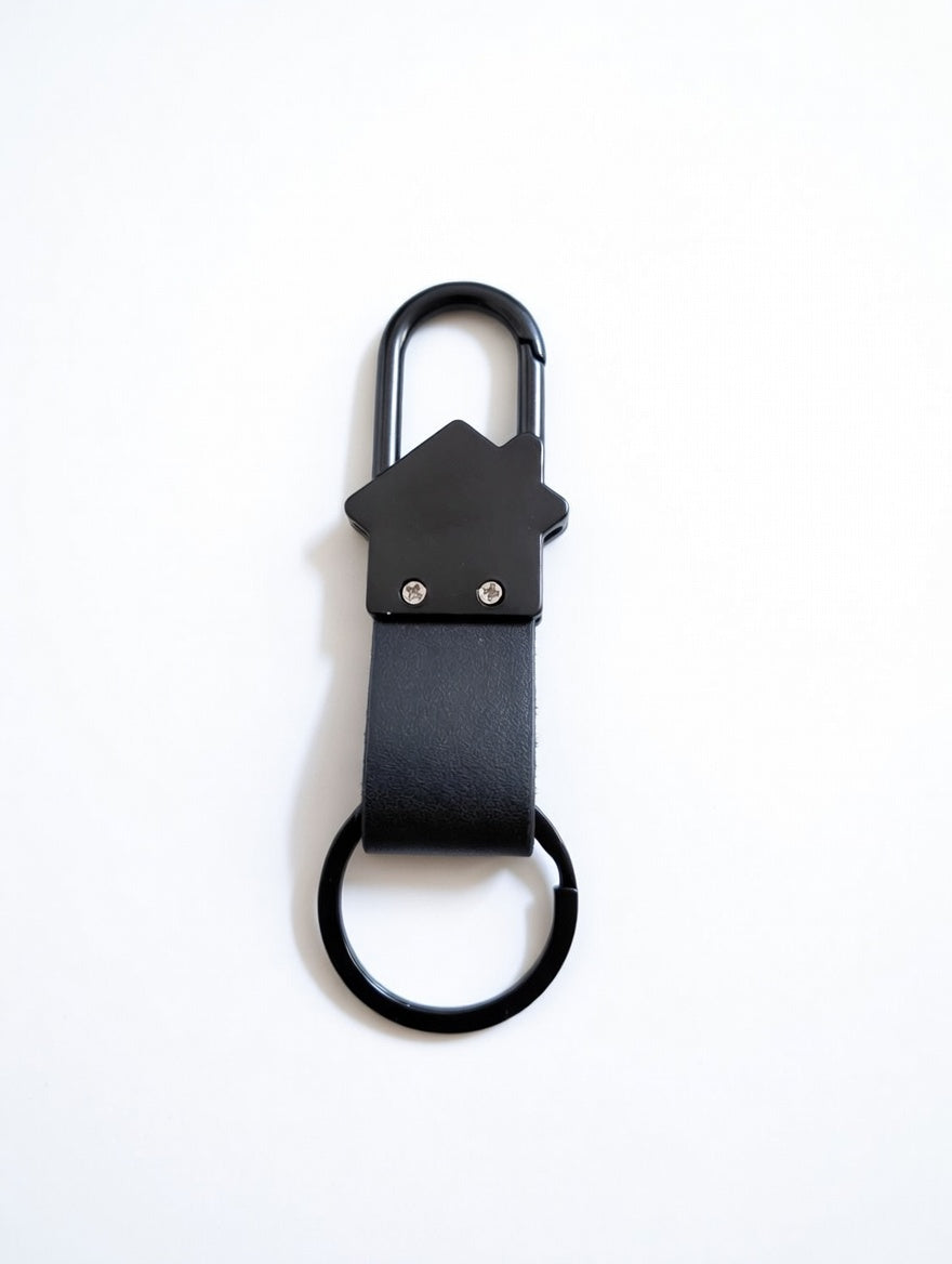 Custom Home Shape Keychain – Premium Quality Name Engraving