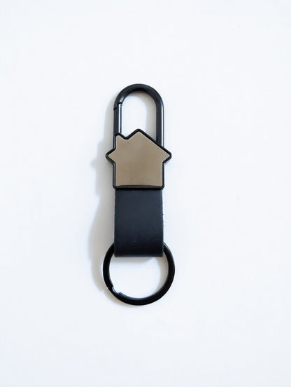 Custom Home Shape Keychain – Premium Quality Name Engraving