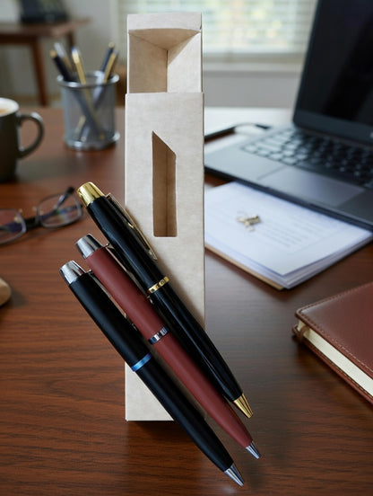 Custom Pen with Fine Engraving + Premium Card Box