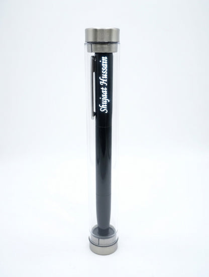 Custom Premium Quality Metal Black LED Pen