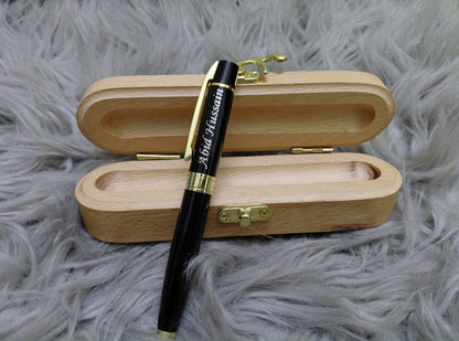 Executive Custom Name Pen – Premium Wooden Box – Your Good Name Engraved Designed for distinction. Crafted for legacy.