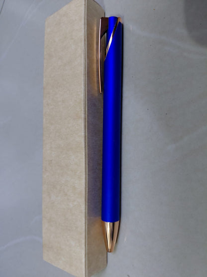 Custom Blue Pen – Your Name Engraved – Premium Paper Box Sleek. Professional. Personal