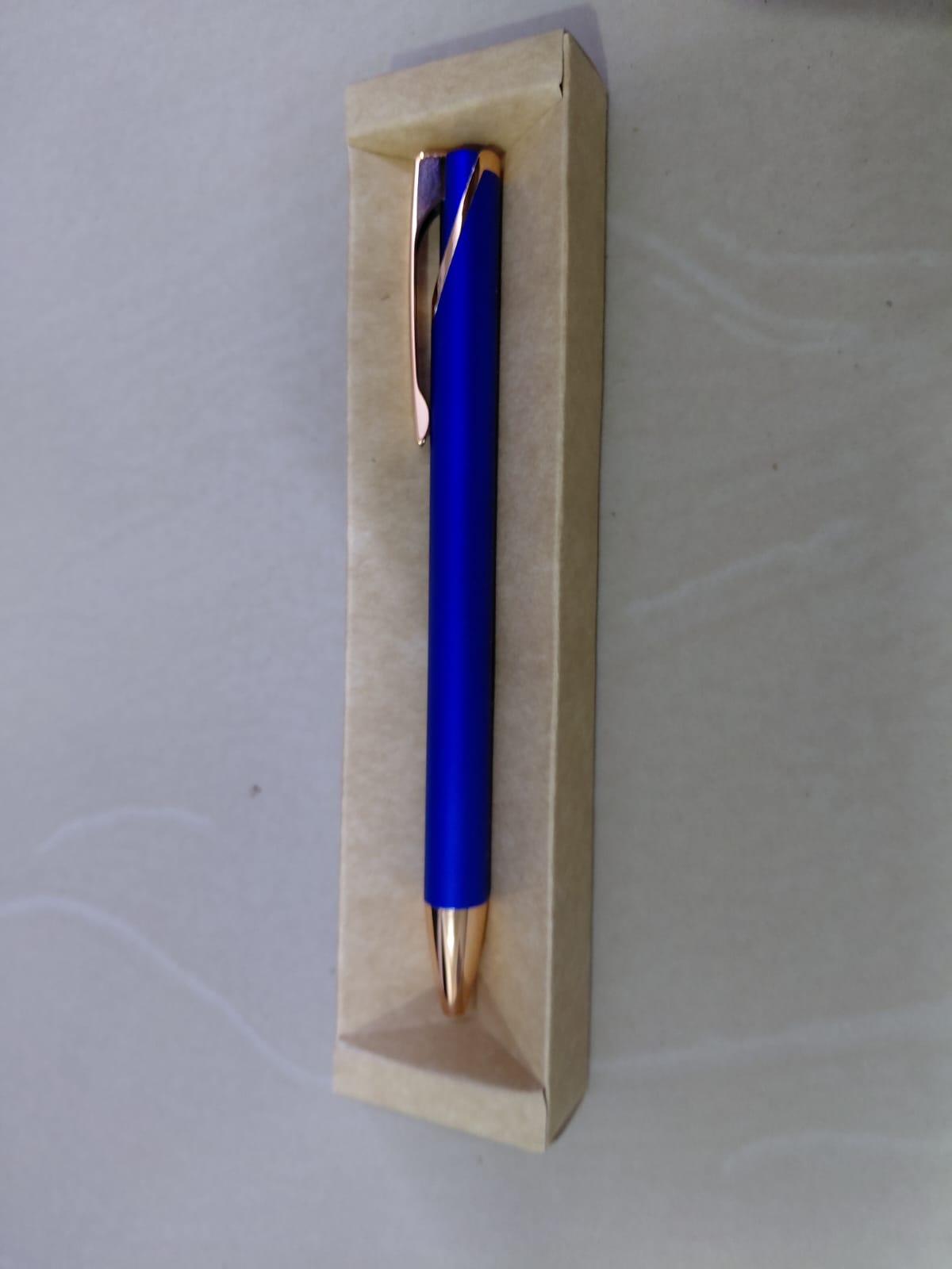 Custom Blue Pen – Your Name Engraved – Premium Paper Box Sleek. Professional. Personal