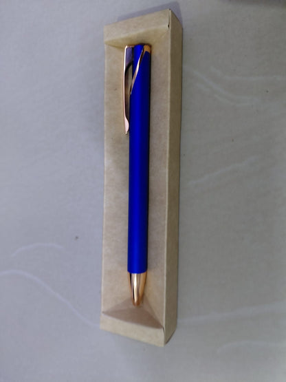 Custom Blue Pen – Your Name Engraved – Premium Paper Box Sleek. Professional. Personal