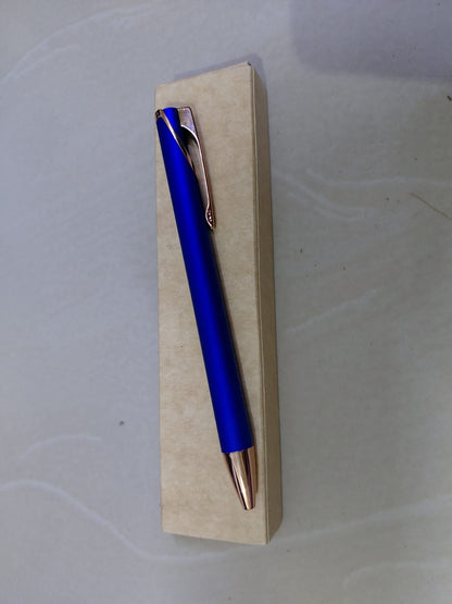 Custom Blue Pen – Your Name Engraved – Premium Paper Box Sleek. Professional. Personal