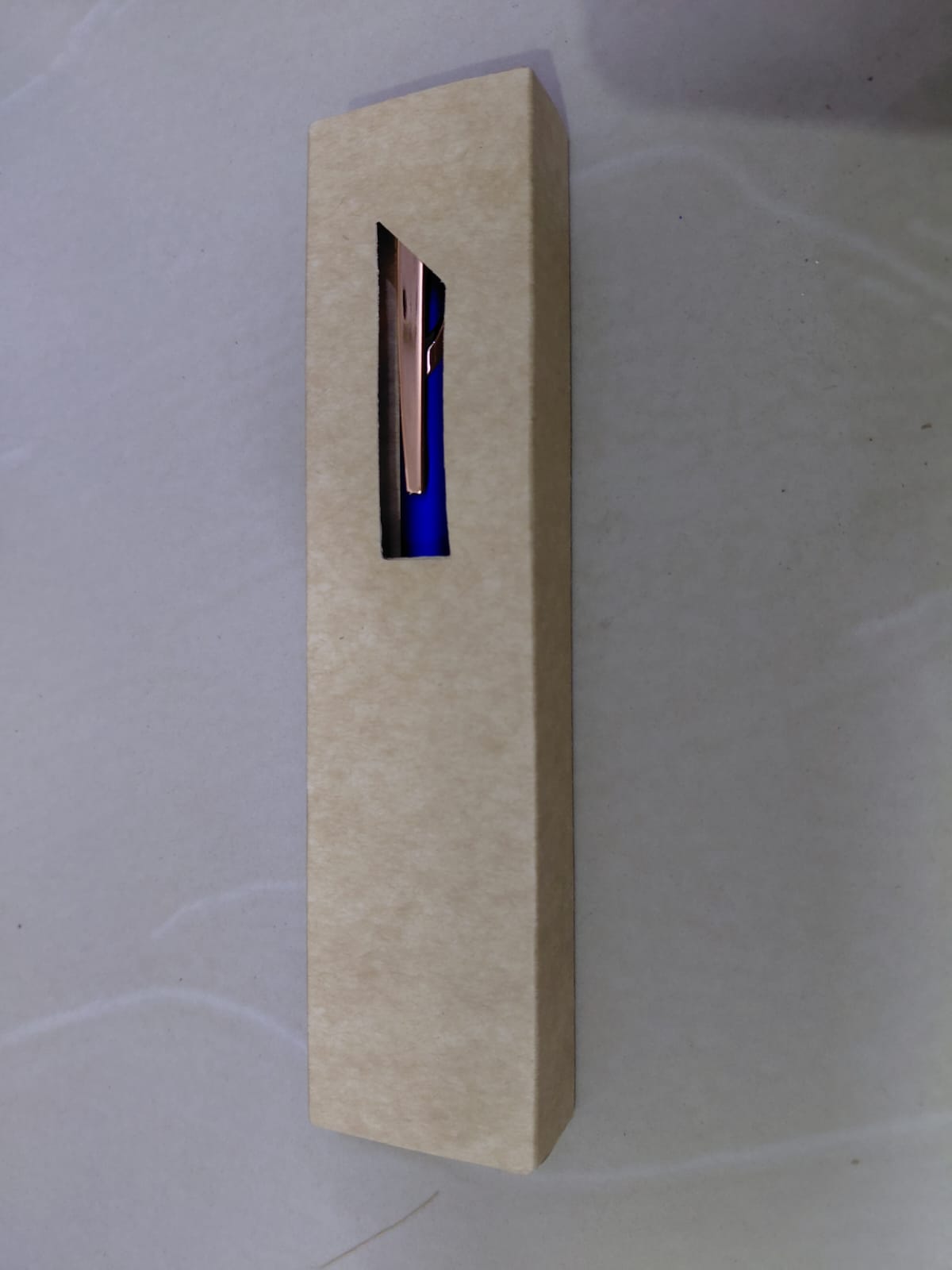 Custom Blue Pen – Your Name Engraved – Premium Paper Box Sleek. Professional. Personal