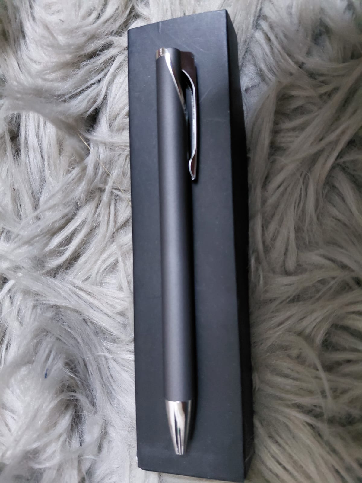Custom Grey Pen – Your Name Engraved – Premium Paper Box Modern. Minimalist. Personal.