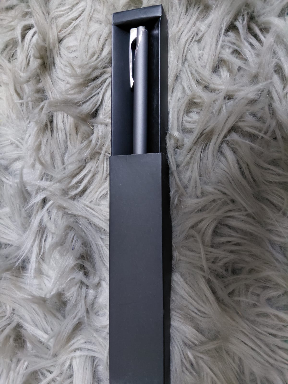 Custom Grey Pen – Your Name Engraved – Premium Paper Box Modern. Minimalist. Personal.