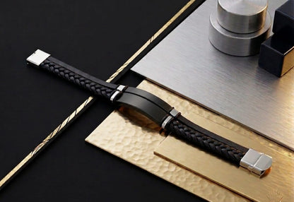 Custom Hand Bracelet – Silver | Golden | Black – Name Engraved Choose your shade. Add your name. Wear your identity.