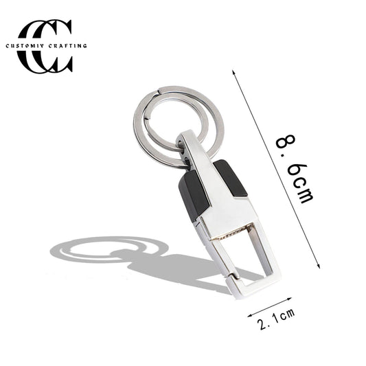 Custom Name Double-Ring Keychains