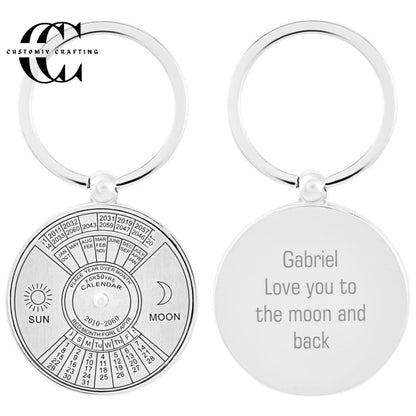 Custom Name & 50-Year Calendar Plaque