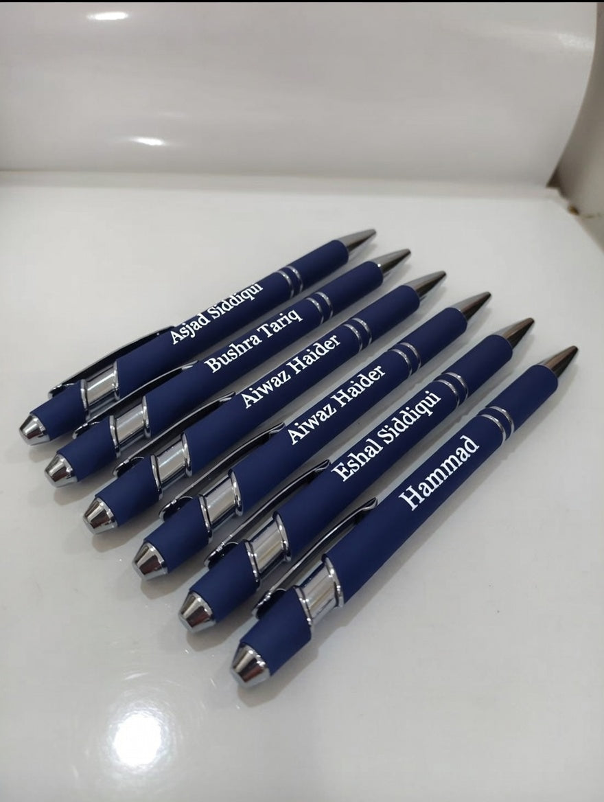 Custom Name Pens (Navy Blue )