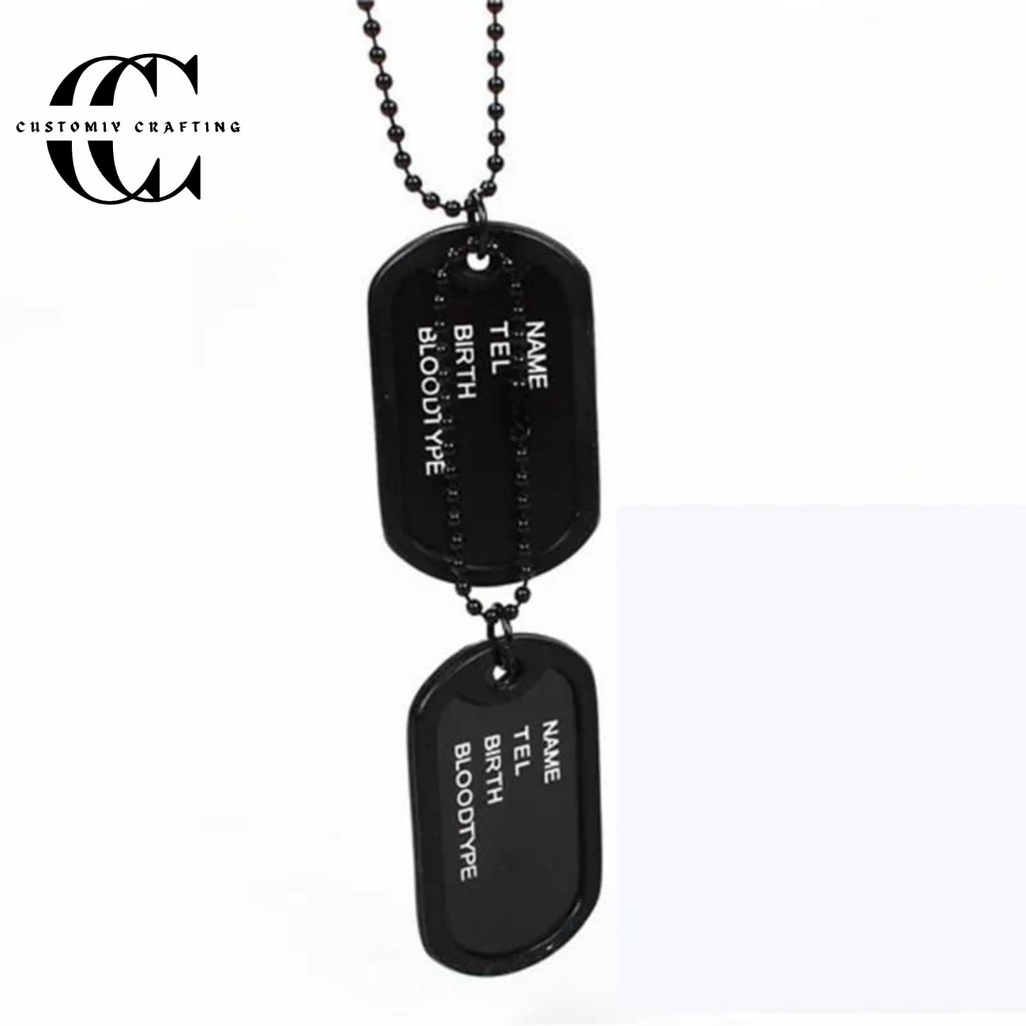 Custom Name Lockets in Black & Silver