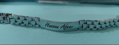 Customize Hand Bracelets in Gold, Silver & Black