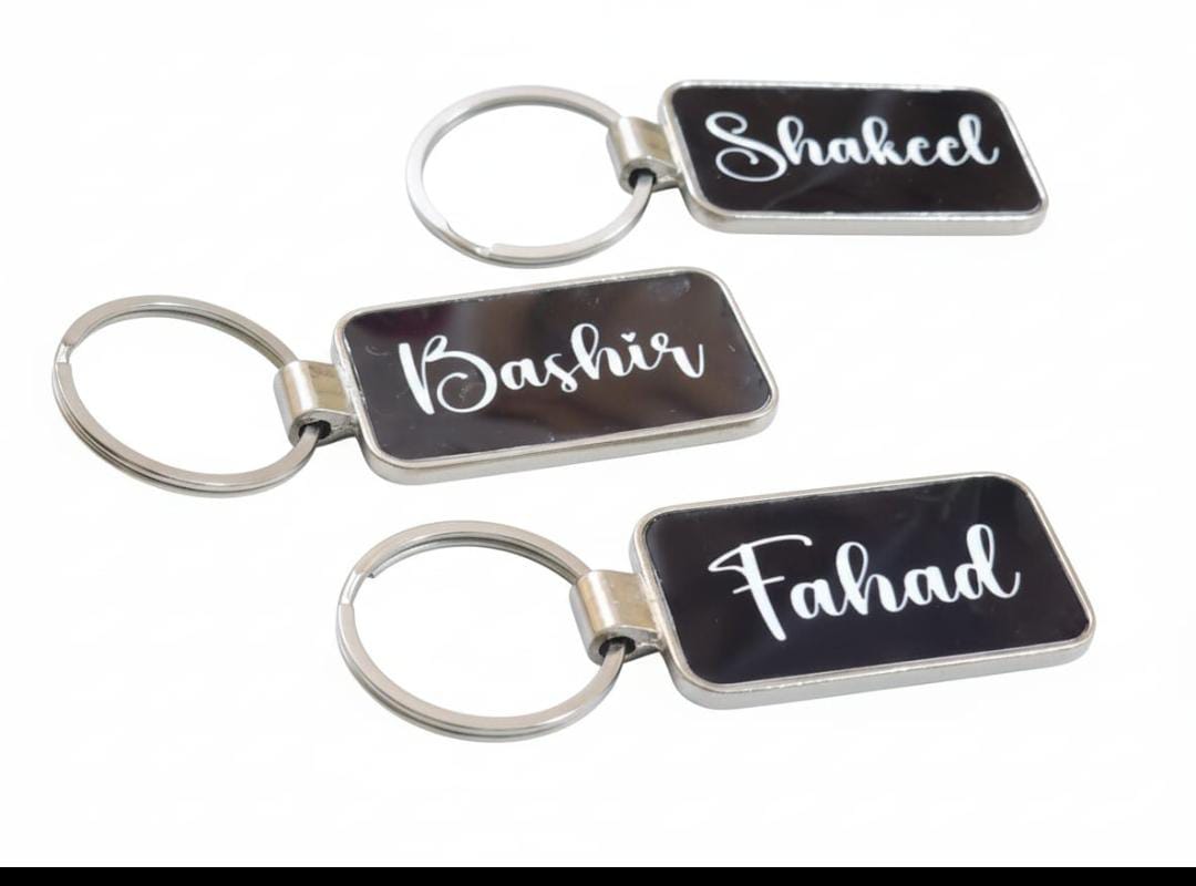 Custom Name Metal Keychains
