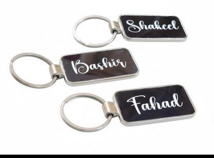 Custom Name Metal Keychains