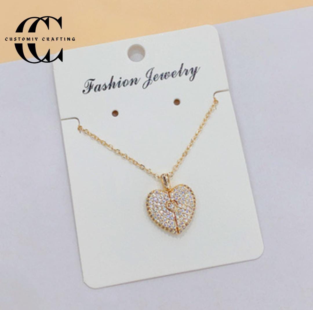 Custom Engraved Heart Necklace