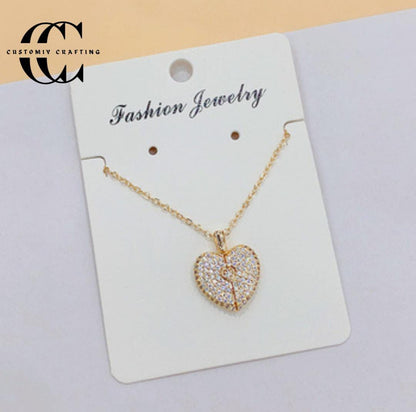 Custom Engraved Heart Necklace