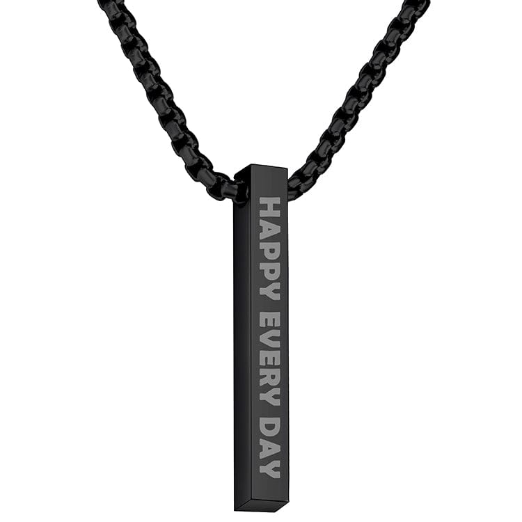 Custom Vertical Bar Necklace