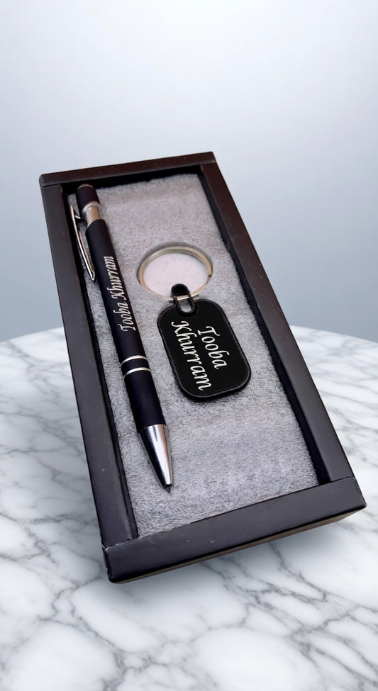 Custom Deal Offer (Black Pen, Keychain & Black Box)