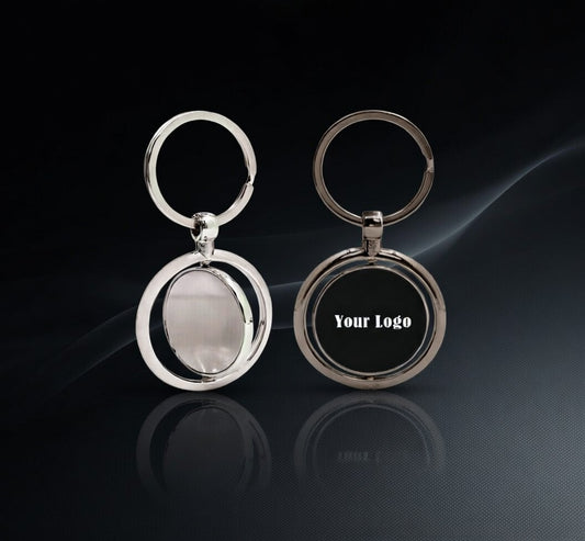 Custom Round Metal Keychains