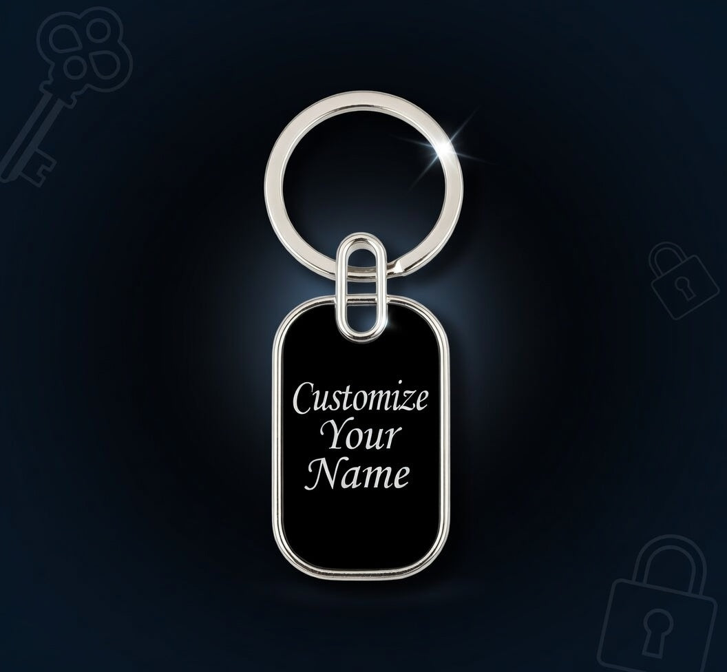 Custom Metal Keychains – Your Name Here
