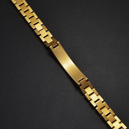 Customize Hand Bracelets in Gold, Silver & Black