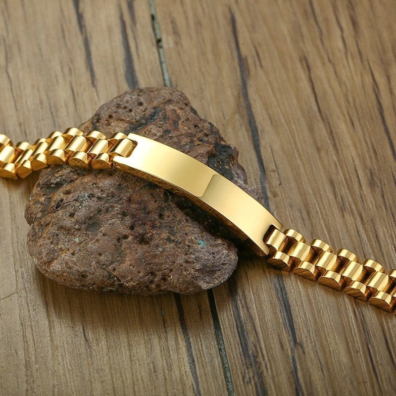 Customize Hand Bracelets in Gold, Silver & Black