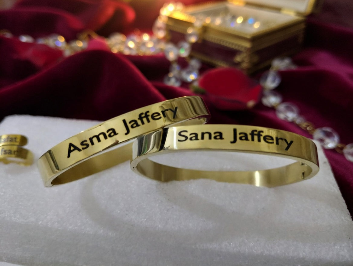 Custom Engraved Name Bracelet – Premium Stainless Steel