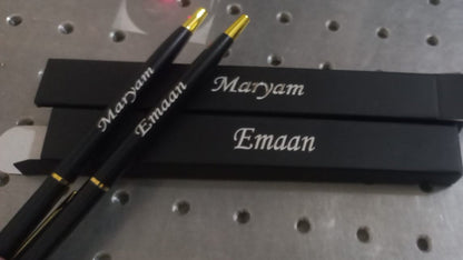 Custom Name Pens (Black)