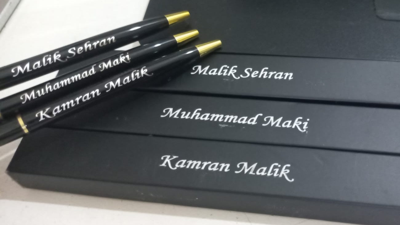 Custom Name Pens (Black)